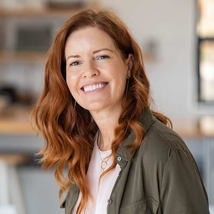 adult female smiling